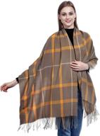 🧣 fashionable lattice pashmina oversized women's accessories by lerdu logo