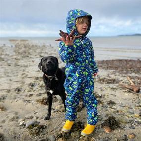 img 1 attached to JAN JUL Waterproof Rain Suit Fleece Lined Boys' Clothing in Jackets & Coats