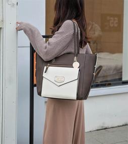 img 1 attached to 👜 Стильная сумка на плечо MKF: Женский кошелек, сумка и бумажник в стиле сэтчел