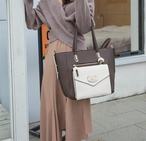 img 3 attached to 👜 Стильная сумка на плечо MKF: Женский кошелек, сумка и бумажник в стиле сэтчел
