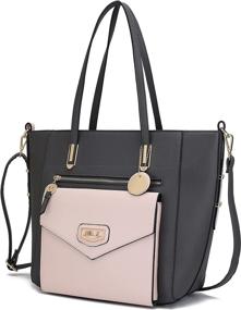 img 4 attached to 👜 Стильная сумка на плечо MKF: Женский кошелек, сумка и бумажник в стиле сэтчел