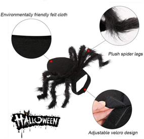 img 3 attached to 🎃 Halloween Pet Big Spider Costume for Cats - Funny Party Dress-Up Accessories by MASCARE