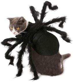 img 2 attached to 🎃 Halloween Pet Big Spider Costume for Cats - Funny Party Dress-Up Accessories by MASCARE