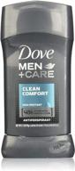🛁 dove clean comfort men+care antiperspirant deodorant stick - 2.7 oz logo