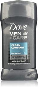 img 3 attached to 🛁 Dove Clean Comfort Men+Care Antiperspirant Deodorant Stick - 2.7 oz