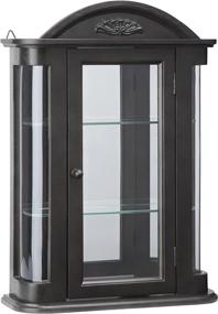 img 4 attached to 🔍 Enhanced SEO: Rosedale Wall Curio Cabinet in Ebony Black by Design Toscano