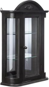 img 3 attached to 🔍 Enhanced SEO: Rosedale Wall Curio Cabinet in Ebony Black by Design Toscano