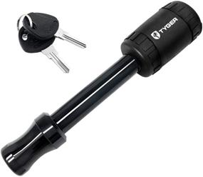 img 4 attached to 🔒 Tyger Solid Black Hitch Pin Lock: Secure 2inch Hitch Receiver, 5/8" Pin Hole Fit, 12,000 lbs Load Rating