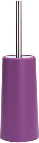 img 2 attached to 🧼 Purple Stainless Steel Toilet Brush and Holder for Enhanced SEO