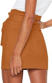 img 3 attached to 👗 Meyeeka Women's Clothing and Skirts: Clubwear Button Stretch Belted