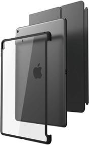 img 4 attached to 📱 i-Blason Clear Hybrid Cover for iPad Pro 10.5" (2017 Release) & iPad Air 3 10.5" 2019 (3rd Generation) - Compatible with Official Smart Cover & Smart Keyboard - Updated Version (Clear/Black)