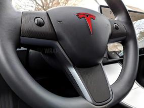 img 1 attached to EV Обертывания обмотка рулевого колеса Tesla Model 3 / Model Y (матово-черный)