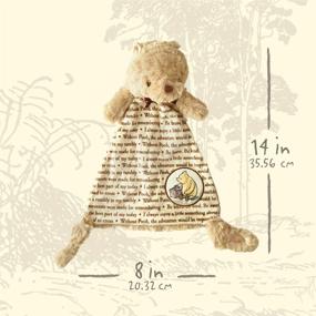 img 1 attached to 🧸 Одеяло Disney Baby Classic Pooh Lovey: Идеальный пушистый компаньон для детей.