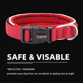 img 3 attached to 🐶 KLCW Ultra Soft Neoprene Padded Dog Collar: Ideal for Small to Medium Dogs, Reflective & Adjustable with No Pull Feature