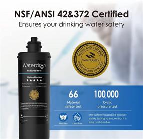 img 2 attached to 🚰 Enhanced Filtration Capacity of Waterdrop WD RF10 Replacement
