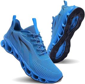 img 4 attached to 👟 MOSHA BELLE Men's Athletic Running Sneakers: Optimal Performance and Style