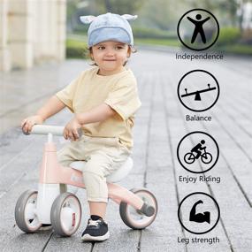 img 2 attached to LOL-FUN Baby Balance Bike Toys: Perfect 1 Year Old Boy and Girl Gifts for a Fun-Filled First Birthday!