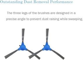 img 1 attached to 🔧 High-Quality Replacement Side Brush for Amarey A800, A900, Bagotte BG600, GOOVI 1600PA, iMartine 1600PA, Coredy R300, R500, R500+, R3500, R650, R700 Robotic Vacuum