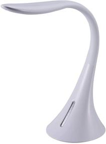 img 4 attached to 💡 Bostitch Office VLED1821WHITE-BOS Modern LED Gooseneck Desk Lamp with Dimmable Lighting, USB Charging Port, and White Finish