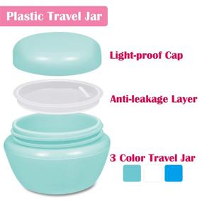 img 2 attached to 🧴 Premium Approved Silicone Containers for Convenient Toiletry Storage