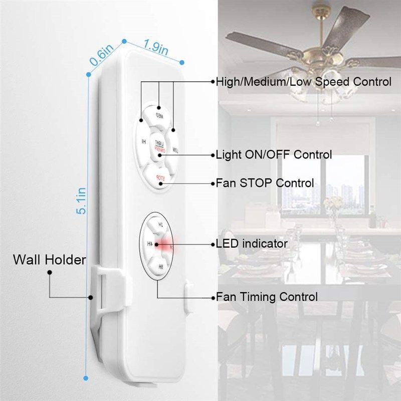 ceiling remote control timing wireless lighting & ceiling fans 로고
