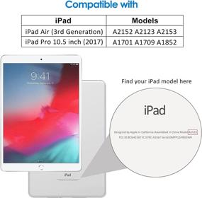 img 3 attached to 📱 Tempered Glass Film for iPad Air 3 (10.5 Inch 2019) and iPad Pro 10.5 (2017) - JETech Screen Protector