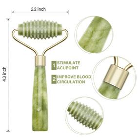 img 1 attached to 🌟 Advanced Lymphatic Massage with Wrinkle-Reducing Roller Scraping