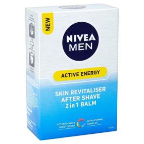 img 2 attached to 💆 Nivea Men Active Energy Skin Revitalizer 2-in-1 After Shave Balm