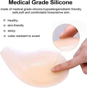 img 1 attached to 👙 Enhanced Push-Up Adhesive Bra: Premium Silicone Tape for Breast Lift, Sticky Pasties, A/B/C Cup