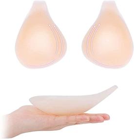 img 3 attached to 👙 Enhanced Push-Up Adhesive Bra: Premium Silicone Tape for Breast Lift, Sticky Pasties, A/B/C Cup