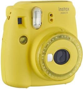 img 3 attached to Набор камеры Fujifilm Instax Mini 9 со 14 аксессуарами Instax - включая чехол, альбом, рамки и наклейки, фильтры для объектива и многое другое (желтый)