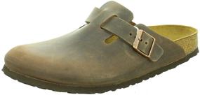 img 4 attached to 👡 BIRKENSTOCK Women's Boston Sandal with Leather Men's Shoes, Perfect for Mules & Clogs