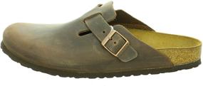 img 3 attached to 👡 BIRKENSTOCK Women's Boston Sandal with Leather Men's Shoes, Perfect for Mules & Clogs