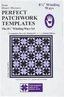 🧵 marti michell winding ways 8.5" 3/pkg perfect patchwork template: achieve precise quilting with ease logo