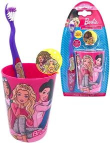 img 3 attached to Children Friendly Designed BarbieGirls Toothbrush Oral Care