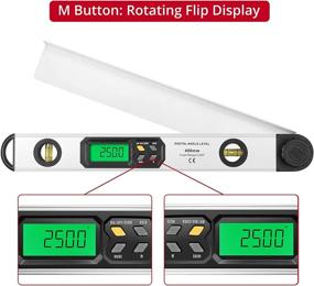 img 1 attached to XUNTOP Protractor Rotating Flip Carpenter Woodworker