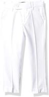 axny boys' dress pants in solid color logo