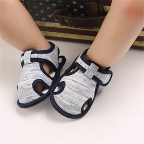 img 3 attached to 👟 CAKOPEN Lightweight Breathable Anti Slip Toddler Boys' Sandals: Ultimate Footwear for Summer Fun!