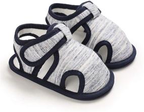img 2 attached to 👟 CAKOPEN Lightweight Breathable Anti Slip Toddler Boys' Sandals: Ultimate Footwear for Summer Fun!