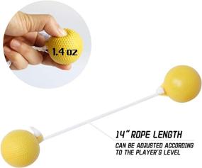 img 2 attached to 🏀 Keehoo 6-Pack of Kids-Friendly Soft Balls for Safe Indoor/Outdoor Ladder Toss Bolas Replacement