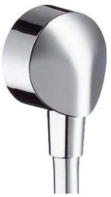 img 4 attached to Hansgrohe Check Valves Round 2-inch Chrome: Reliable Wall Outlet, Model 27458003.