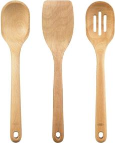 img 4 attached to 🔪 Enhanced OXO Good Grips Wooden Utensil Trio