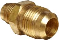 🔩 anderson metals 54056-0806 brass tube fitting, reducing union, 3/8 inch x 1/2 inch flare logo