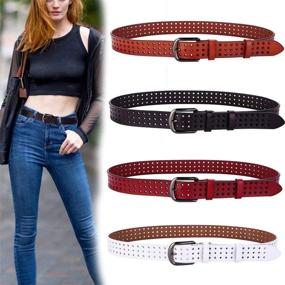 img 3 attached to 👝 Stylish Hollow Leather Vonsely Womens Buckle Women's Accessories: A Must-Have for Fashion Lovers