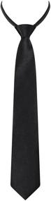 img 2 attached to Unisex Pre Tied Adjustable Stripe Necktie Men's Accessories