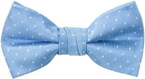 img 4 attached to Charming Dotted Woven Bow Tie for Boys by Spring Notion