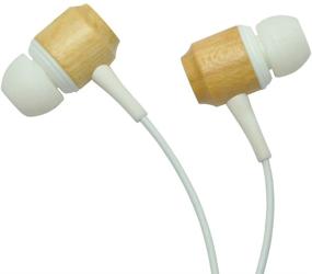 img 1 attached to Libosun Premium Genuine Wooden Earphone Headphones