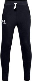 img 2 attached to 🏃 Ультра-производительный брюки для мальчиков Rival Solid от Under Armour: максимальный комфорт и стиль