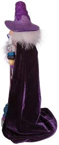 img 1 attached to 🔮 Kurt S. Adler 18-inch Hollywood Purple Wizard Nutcracker