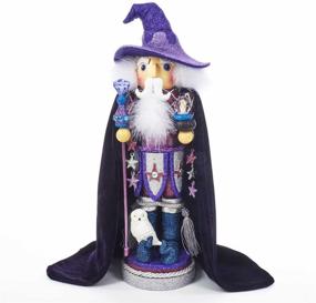 img 3 attached to 🔮 Kurt S. Adler 18-inch Hollywood Purple Wizard Nutcracker